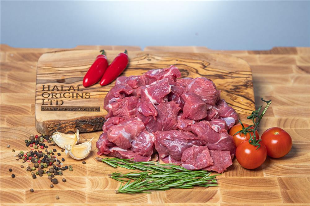 Whole Shoulder of Organic Lamb Diced Boneless