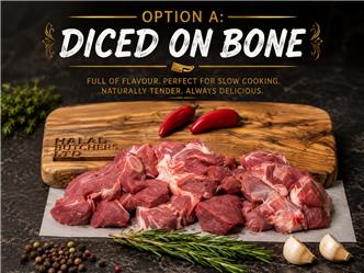 Free Range Mutton Qurbani Option A: Diced on bone